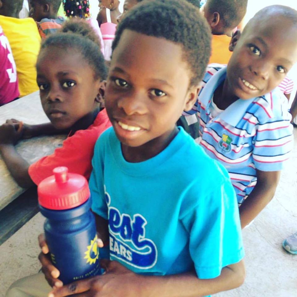 Water bottles for Haiti